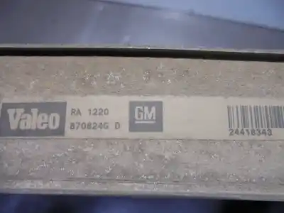 Pezzo di ricambio per auto di seconda mano radiatore d acqua per opel vectra c (z02) 2.0 dti 16v (f69) riferimenti oem iam 24418343  