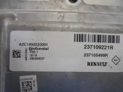 Автозапчастина б/у ебу контролер двигуна для renault captur ii 1.0 tce посилання на oem iam 237109221r  
