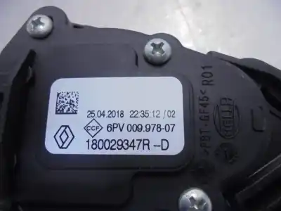 Second-hand car spare part accelerator pedal for renault captur ii 1.0 tce oem iam references 180029347r  