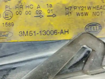 Автозапчастина б/у ліва фара для ford focus c-max (cap) 1.6 16v cat посилання на oem iam 3m5113006ah  