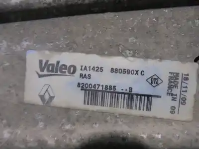 Peça sobressalente para automóvel em segunda mão intercooler por renault clio iii style referências oem iam 8200471885  