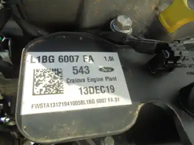 Second-hand car spare part complete engine for ford puma hybrid st-line oem iam references b7jb  