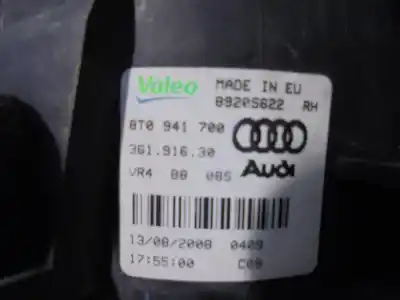 Second-hand car spare part right fog light for audi a4 avant (8k5) (2008) básico oem iam references   