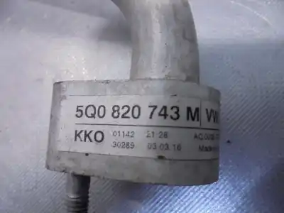 Автозапчастина б/у труби кондиціонації для seat leon (5f1) cxx посилання на oem iam 5q0820743m  