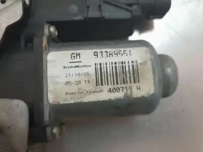 Second-hand car spare part driver left window regulator for opel meriva enjoy oem iam references 93389551  