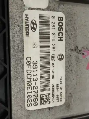 Second-hand car spare part ecu engine control for hyundai i30 (fd) d4ea oem iam references 3911327760  