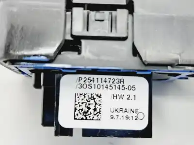 Peça sobressalente para automóvel em segunda mão botão / interruptor elevador vidro traseiro esquerdo por renault clio v experience referências oem iam 254114723r  