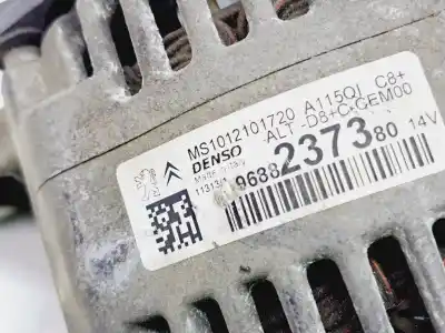 Pezzo di ricambio per auto di seconda mano alternatore per citroen celysée exclusive riferimenti oem iam 9688237380  