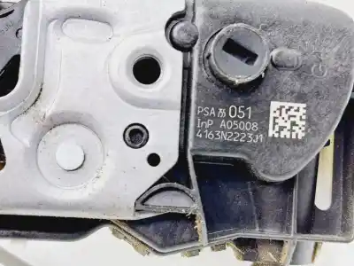 Second-hand car spare part left front door lock for citroen celysée exclusive oem iam references 755051  