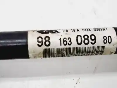 Peça sobressalente para automóvel em segunda mão transmissão dianteira esquerda por citroen celysée exclusive referências oem iam 9816308980  