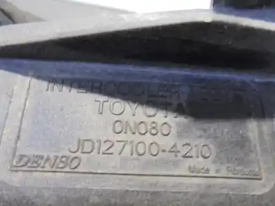 Peça sobressalente para automóvel em segunda mão intercooler por toyota auris (e18) toyota auris referências oem iam jd1271004210  