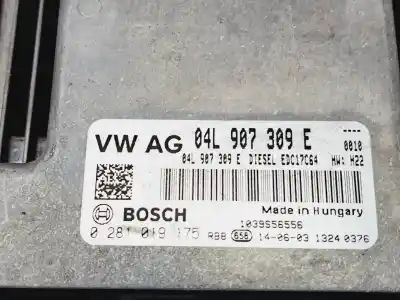 Автозапчасти б/у блок управления двигателем за audi a3 (8v1) crk ссылки oem iam 04l907309e  