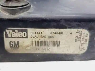 Pezzo di ricambio per auto di seconda mano elettroventola per opel vectra c (z02) 2.0 dti 16v (f69) riferimenti oem iam 14114370  