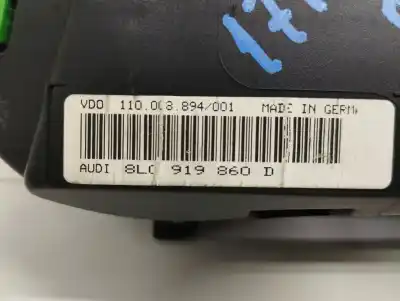 Peça sobressalente para automóvel em segunda mão quadrante por audi a3 (8l) 1.9 tdi referências oem iam 8l0919860d  