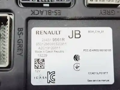 Second-hand car spare part electronic module for renault clio v experience oem iam references 284b19561r  