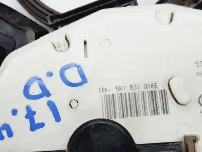 Автозапчастина б/у замок передній праві двері для seat leon st (5f8) x-perience 110 cv / 81 kw посилання на oem iam 5k1837016e  