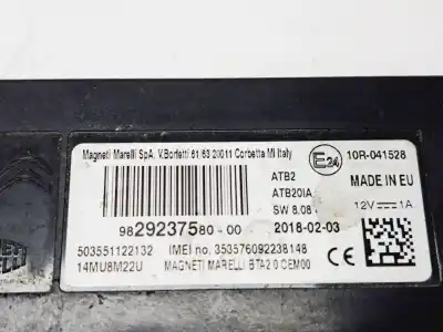 Pezzo di ricambio per auto di seconda mano modulo elettronico per peugeot 3008 active riferimenti oem iam 9829237580  