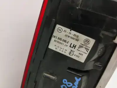 Автозапчасти б/у левый задний фонарь за volkswagen caddy profesional (sa) (03.2015) dfs ссылки oem iam 2k1945095  