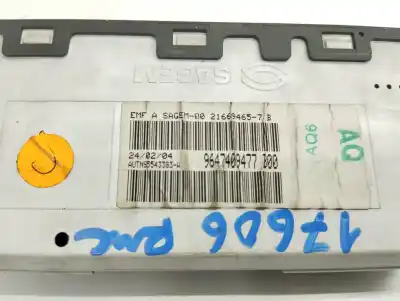 Second-hand car spare part multifunction display for citroen c2 (jm_) 1.4 hdi oem iam references 9647409477  