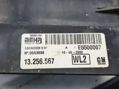 Pezzo di ricambio per auto di seconda mano elettroventola per opel corsa d 1.4 lpg (l08.l68) riferimenti oem iam 13256567  