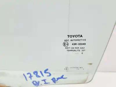 Peça sobressalente para automóvel em segunda mão vidro dianteiro esquerdo por toyota auris (e18) toyota auris referências oem iam   