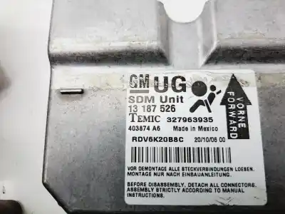 Автозапчастина б/у блок управління подушками безпеки для opel corsa d z12xep посилання на oem iam 13187526  