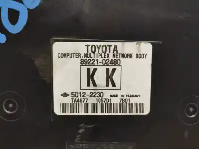 Second-hand car spare part fuse box unit for toyota auris (e18) toyota auris oem iam references 8922102480  