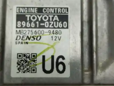 Second-hand car spare part ecu engine control for toyota auris (e18) toyota auris oem iam references 896610zu60  