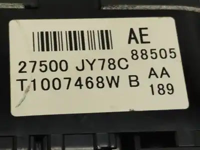 Second-hand car spare part climate control for renault koleos m9rg8 oem iam references 27500jy78c  