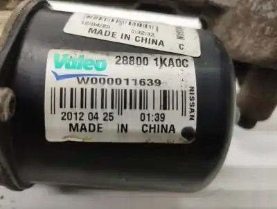 Pièce détachée automobile d'occasion moteur d'essuie-glace avant pour nissan juke (f15e) k9k références oem iam 9724100801008  