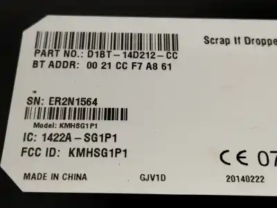 Second-hand car spare part electronic module for ford focus iii sedán 1.0 ecoboost oem iam references   