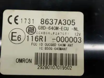 Second-hand car spare part electronic module for mitsubishi outlander (cw0) 2.0 di-d intense plus oem iam references 8637a305  
