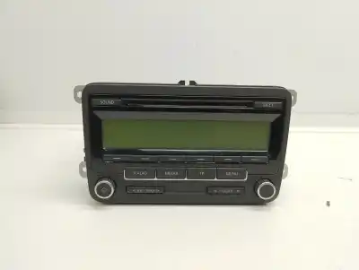 Second-hand car spare part audio system / radio cd for seat leon (1p1) cay oem iam references 5p0035186b