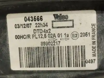 İkinci el araba yedek parçası sag far için renault kangoo (f/kc0) authentique oem iam referansları 89902217  