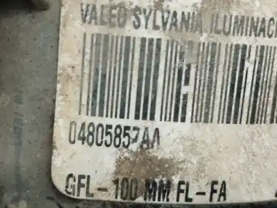 Second-hand car spare part left fog light for jeep compass (mk) d byl + serial oem iam references 04805857aa  