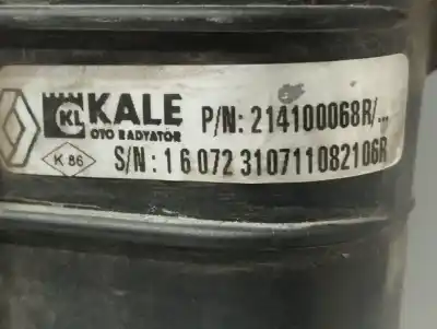 Peça sobressalente para automóvel em segunda mão radiador de água por renault fluence k9k j8 referências oem iam 214100068r  