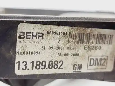 Автозапчасти б/у электрический вентилятор за opel corsa c (x01) 1.2 twinport (f08, f68) ссылки oem iam 13189082  
