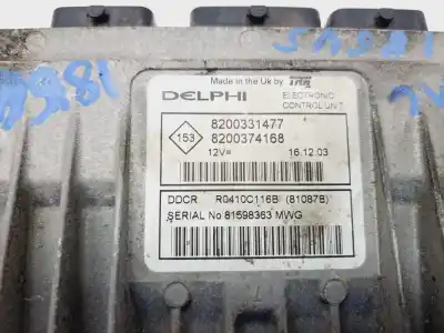 Автозапчасти б/у блок управления двигателем за renault clio ii fase ii (b/cb0) clio ссылки oem iam 8200331477  