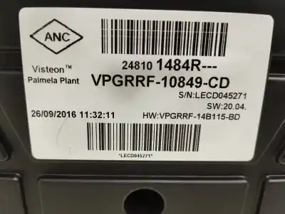 Second-hand car spare part dashboard for renault clio iv zen oem iam references 248101484r  