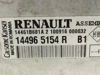 Pezzo di ricambio per auto di seconda mano intercooler per renault clio iv zen riferimenti oem iam 144965154r  