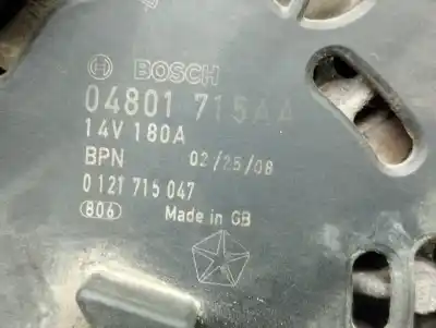 Second-hand car spare part alternator for dodge journey se oem iam references   