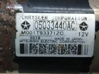 Peça sobressalente para automóvel em segunda mão motor de arranque por dodge journey se referências oem iam 05033440ac  