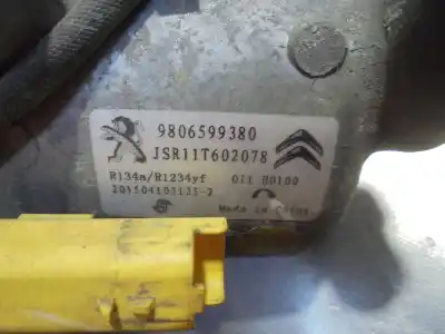 Peça sobressalente para automóvel em segunda mão compressor de ar condicionado a/a a/c por citroen celysée exclusive referências oem iam 9806599380  