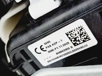 Second-hand car spare part airbag kit for renault captur ii (hf_) blue dci 95 (hfaf) oem iam references 681001063r  