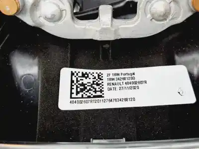 Second-hand car spare part airbag kit for renault captur ii (hf_) blue dci 95 (hfaf) oem iam references 681001063r  