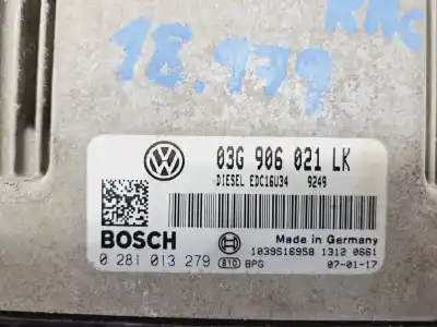 Second-hand car spare part ecu engine control for seat leon (1p1) 1.9 tdi oem iam references 03g906021lk  