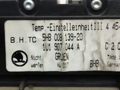 Автозапчастина б/у клімат-контроль для skoda octavia berlina (1u2) tour посилання на oem iam 5hb00813920  