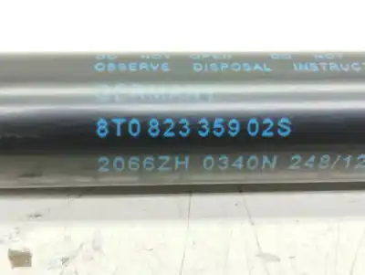 Peça sobressalente para automóvel em segunda mão amortecedor do capô por audi a5 (8t3) 3.0 tdi quattro referências oem iam 8t082335902s  