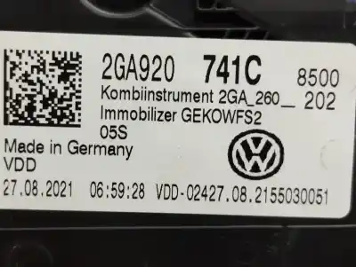 Peça sobressalente para automóvel em segunda mão quadrante por volkswagen troc d11 basis referências oem iam 2ga920741c  