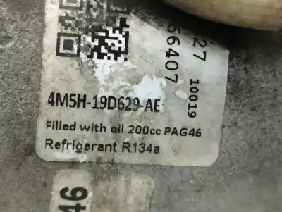 Peça sobressalente para automóvel em segunda mão compressor de ar condicionado a/a a/c por ford focus turnier (cb4) trend referências oem iam 4m5h19d626ae  